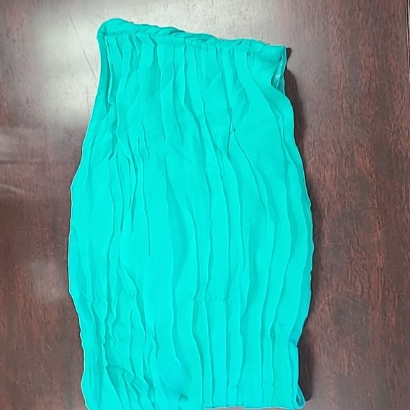 Retrofete Tops - Retrofete Crop Tube Top Aqua Green